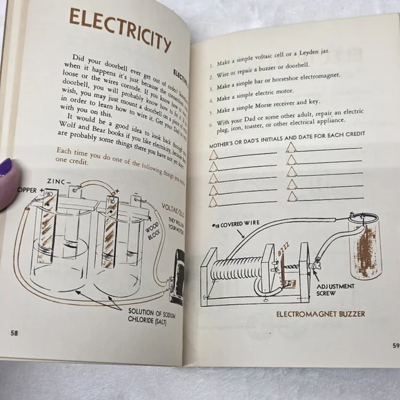 Vintage 1948 Lion Cub Scout Book BSA Handbook Mid-Century Ephemera - Picture 7 of 11